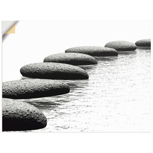 4057738287971 - Wandbild ARTLAND Ein Kiesel auf einem Hintergrund Bilder Gr B H 80 cm x 60 cm Wandaufkleber - Vinyl Gewässer Querformat 1 St schwarz Bild Metallbild Metallbilder Bilder als Alubild Leinwandbild Wandaufkleber oder Poster in versch Größen 4057738287971 - Wandbild ARTLAND Ein Kiesel auf einem Hintergrund Bilder Gr B H 80 cm x 60 cm Wandaufkleber - Vinyl Gewässer Querformat 1 St schwarz Bild Metallbild Metallbilder Bilder als Alubild Leinwandbild Wandaufkleber oder Poster in versch Größen