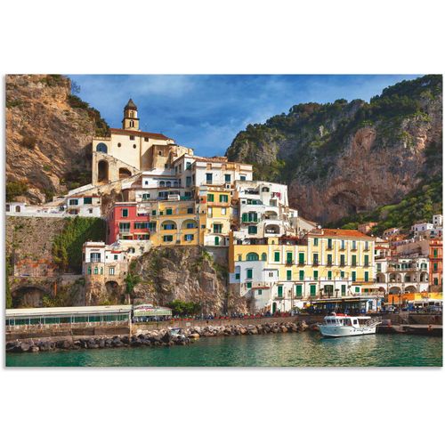 4062144634554 - Wandbild ARTLAND Hafen von Amalfi an der Amalfiküste Bilder Gr B H 60 cm x 40 cm Alu-Dibond-Druck Italien Querformat 1 St braun Kunstdrucke als Alubild Leinwandbild Wandaufkleber oder Poster in versch Größen 4062144634554 - Wandbild ARTLAND Hafen von Amalfi an der Amalfiküste Bilder Gr B H 60 cm x 40 cm Alu-Dibond-Druck Italien Querformat 1 St braun Kunstdrucke als Alubild Leinwandbild Wandaufkleber oder Poster in versch Größen