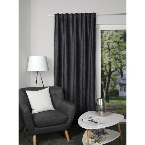 4056751427036 - Vorhang HOME WOHNIDEEN THERMO Gr 1 grau (anthrazit) B135cm H245cm Polyester Gardinen Chenille-Thermoschal Uni 4056751427036 - Vorhang HOME WOHNIDEEN THERMO Gr 1 grau (anthrazit) B135cm H245cm Polyester Gardinen Chenille-Thermoschal Uni