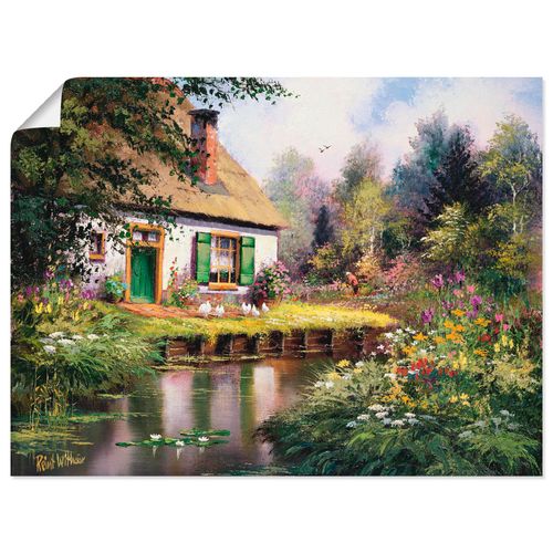 4057738449072 - Wandbild ARTLAND Am Bach Bilder Gr B H 60 cm x 45 cm Poster Garten Querformat 1 St grün Bild Leinwandbild Kunstdrucke Bilder als Leinwandbild Wandaufkleber oder Poster in versch Größen 4057738449072 - Wandbild ARTLAND Am Bach Bilder Gr B H 60 cm x 45 cm Poster Garten Querformat 1 St grün Bild Leinwandbild Kunstdrucke Bilder als Leinwandbild Wandaufkleber oder Poster in versch Größen