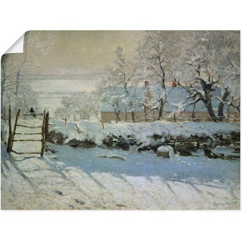 4055327694414 - Wandbild ARTLAND Die Elster 1868 69 Bilder Gr B H 60 cm x 45 cm Poster Vier Jahreszeiten 1 St weiß Bild Poster Bilder als Leinwandbild Wandaufkleber oder in versch Größen 4055327694414 - Wandbild ARTLAND Die Elster 1868 69 Bilder Gr B H 60 cm x 45 cm Poster Vier Jahreszeiten 1 St weiß Bild Poster Bilder als Leinwandbild Wandaufkleber oder in versch Größen