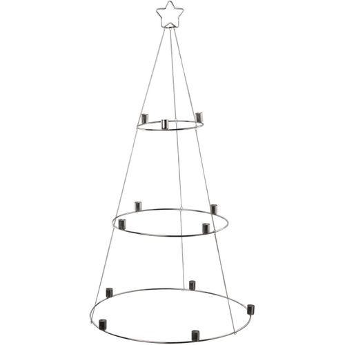 4003529894590 - Kerzenhalter CREATIV DECO Weihnachtsbaum Weihnachtsdeko Gr H 93 cm silberfarben Windlichter Laternen Kerzenhalter zum Hängen 4003529894590 - Kerzenhalter CREATIV DECO Weihnachtsbaum Weihnachtsdeko Gr H 93 cm silberfarben Windlichter Laternen Kerzenhalter zum Hängen