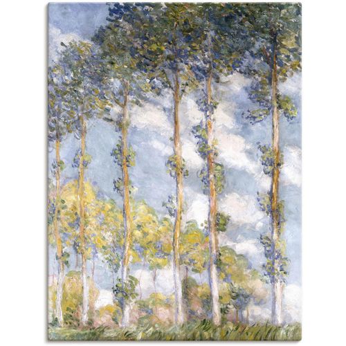 4055327658690 - Wandbild ARTLAND Pappeln 1881 Bilder Gr B H 45 cm x 60 cm Leinwandbild Bäume 1 St braun Bild Leinwandbild Kunstdrucke Bilder als Leinwandbild Wandaufkleber oder Poster in versch Größen