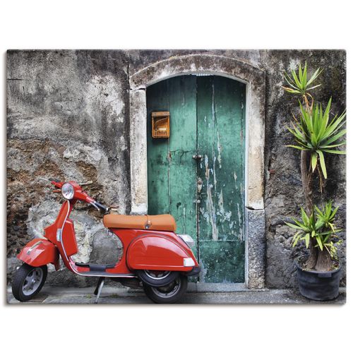 4055327238243 - Wandbild ARTLAND Roter Motorroller Bilder Gr B H 40 cm x 30 cm Leinwandbild Motorräder & Roller Querformat 1 St grau Bild Metallbild Metallbilder Bilder als Alubild Leinwandbild Wandaufkleber oder Poster in versch Größen 4055327238243 - Wandbild ARTLAND Roter Motorroller Bilder Gr B H 40 cm x 30 cm Leinwandbild Motorräder & Roller Querformat 1 St grau Bild Metallbild Metallbilder Bilder als Alubild Leinwandbild Wandaufkleber oder Poster in versch Größen