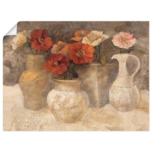 4055327748018 - Wandbild ARTLAND Weißer Mohn Bilder Gr B H 60 cm x 45 cm Poster Vasen & Töpfe Querformat 1 St braun Bild Poster Bilder als Leinwandbild Wandaufkleber oder in versch Größen 4055327748018 - Wandbild ARTLAND Weißer Mohn Bilder Gr B H 60 cm x 45 cm Poster Vasen & Töpfe Querformat 1 St braun Bild Poster Bilder als Leinwandbild Wandaufkleber oder in versch Größen