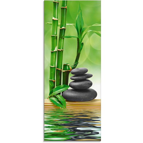 4058661606884 - Glasbild ARTLAND Spa Konzept Zen Basaltsteine Bilder Gr B H 50 cm x 125 cm Glasbild Zen 1 St grün Glasbilder in verschiedenen Größen 4058661606884 - Glasbild ARTLAND Spa Konzept Zen Basaltsteine Bilder Gr B H 50 cm x 125 cm Glasbild Zen 1 St grün Glasbilder in verschiedenen Größen