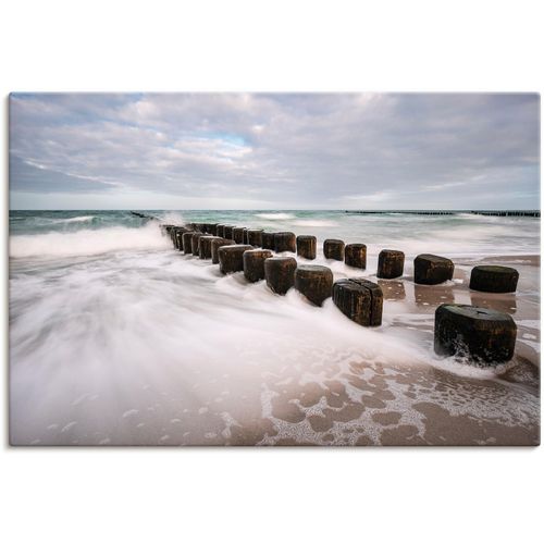 4062144675007 - Wandbild ARTLAND Buhnen an Ostsee stürmischen Tag Bilder Gr B H 60 cm x 40 cm Leinwandbild Küstenbilder Querformat 1 St weiß Kunstdrucke als Alubild Leinwandbild Wandaufkleber oder Poster in versch Größen 4062144675007 - Wandbild ARTLAND Buhnen an Ostsee stürmischen Tag Bilder Gr B H 60 cm x 40 cm Leinwandbild Küstenbilder Querformat 1 St weiß Kunstdrucke als Alubild Leinwandbild Wandaufkleber oder Poster in versch Größen