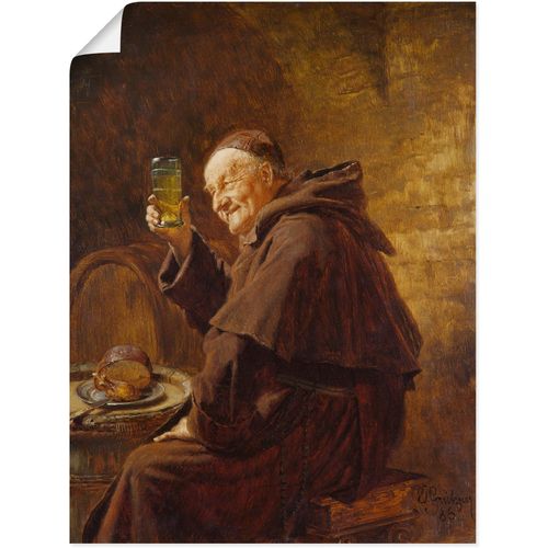 4055327556255 - Wandbild ARTLAND Mönch bei der Weinprobe Bilder Gr B H 60 cm x 80 cm Poster Mann 1 St braun Bild Leinwandbild Poster Bilder als Leinwandbild Wandaufkleber oder in versch Größen 4055327556255 - Wandbild ARTLAND Mönch bei der Weinprobe Bilder Gr B H 60 cm x 80 cm Poster Mann 1 St braun Bild Leinwandbild Poster Bilder als Leinwandbild Wandaufkleber oder in versch Größen