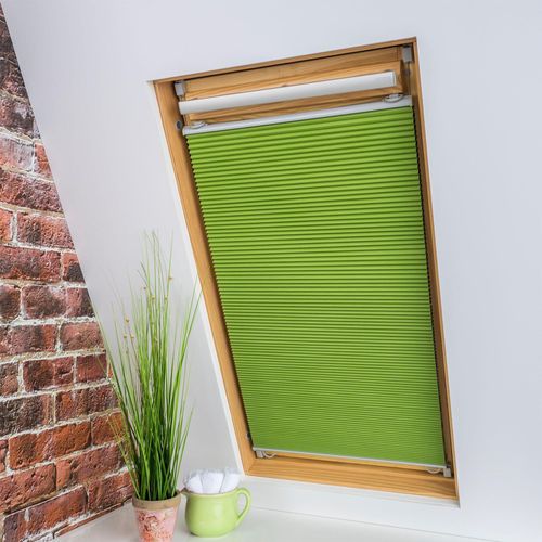 4016318386886 - Liedeco Dachfensterplissee »Universal Dachfenster-Plissee« verdunkelnd energiesparend ohne Bohren verspannt Fixmass