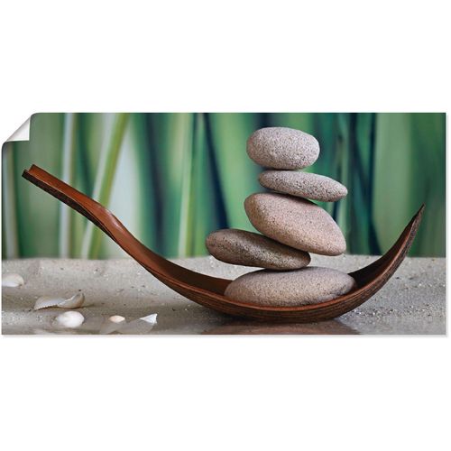 4055327531092 - Wandbild ARTLAND Gleichgewicht Bilder Gr B H 100 cm x 50 cm Poster Zen 1 St grün Bild Kunstdruck Poster Bilder als Leinwandbild Wandaufkleber oder in versch Größen 4055327531092 - Wandbild ARTLAND Gleichgewicht Bilder Gr B H 100 cm x 50 cm Poster Zen 1 St grün Bild Kunstdruck Poster Bilder als Leinwandbild Wandaufkleber oder in versch Größen