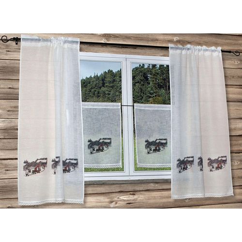 4056837050400 - HOSSNER - ART OF HOME DECO Gardine »Wintermärchen« (1 St) Landhaus-Look 4056837050400 - HOSSNER - ART OF HOME DECO Gardine »Wintermärchen« (1 St) Landhaus-Look