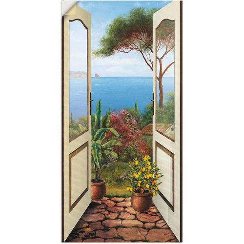 4059745885348 - Wandbild ARTLAND Veranda am Meer Bilder Gr B H 50 cm x 100 cm Wandaufkleber - Vinyl Küstenbilder Hochformat 1 St grün Kunstdrucke als Alubild Leinwandbild Wandaufkleber oder Poster in versch Größen 4059745885348 - Wandbild ARTLAND Veranda am Meer Bilder Gr B H 50 cm x 100 cm Wandaufkleber - Vinyl Küstenbilder Hochformat 1 St grün Kunstdrucke als Alubild Leinwandbild Wandaufkleber oder Poster in versch Größen