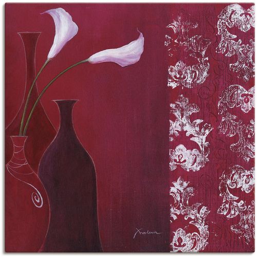 4055327164344 - Wandbild ARTLAND Callas in Vase Bilder Gr B H 50 cm x 50 cm Leinwandbild Vasen & Töpfe 1 St rot Bild Poster Bilder als Alubild Leinwandbild Wandaufkleber oder in versch Größen 4055327164344 - Wandbild ARTLAND Callas in Vase Bilder Gr B H 50 cm x 50 cm Leinwandbild Vasen & Töpfe 1 St rot Bild Poster Bilder als Alubild Leinwandbild Wandaufkleber oder in versch Größen