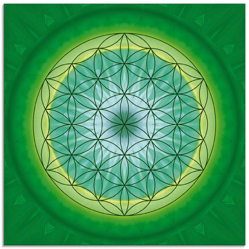 4057738367260 - Glasbild ARTLAND Blume des Lebens 3 Bilder Gr B H 20 cm x 20 cm Glasbild Muster quadratisch 1 St grün Bild Glasbild Glasbilder Bilder in verschiedenen Größen 4057738367260 - Glasbild ARTLAND Blume des Lebens 3 Bilder Gr B H 20 cm x 20 cm Glasbild Muster quadratisch 1 St grün Bild Glasbild Glasbilder Bilder in verschiedenen Größen
