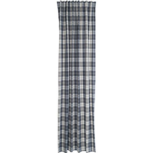 4043343576807 - Vorhang Aiko Gardinen Gr 245 cm verdeckte Schlaufen 140 cm blau Landhaus Gardinen Vorhang Küche Landhaus blickdicht