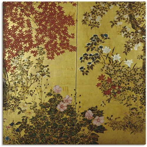 4055327096591 - Wandbild ARTLAND Japanischer Wandschirm 18 Jahrhundert Bilder Gr B H 50 cm x 50 cm Leinwandbild Pflanzen 1 St bunt Bild Poster Bilder als Leinwandbild Wandaufkleber oder in versch Größen 4055327096591 - Wandbild ARTLAND Japanischer Wandschirm 18 Jahrhundert Bilder Gr B H 50 cm x 50 cm Leinwandbild Pflanzen 1 St bunt Bild Poster Bilder als Leinwandbild Wandaufkleber oder in versch Größen