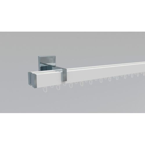 4068585002419 - Gardinenstange INDEKO Bern Gardinenstangen Gr L 230 cm 1 St 2 läufig weiß (weiß chromfarben) Gardinenstangen nach Maß Innenlauf Komplett-Set inkl Gleitern und Montagematerial 4068585002419 - Gardinenstange INDEKO Bern Gardinenstangen Gr L 230 cm 1 St 2 läufig weiß (weiß chromfarben) Gardinenstangen nach Maß Innenlauf Komplett-Set inkl Gleitern und Montagematerial