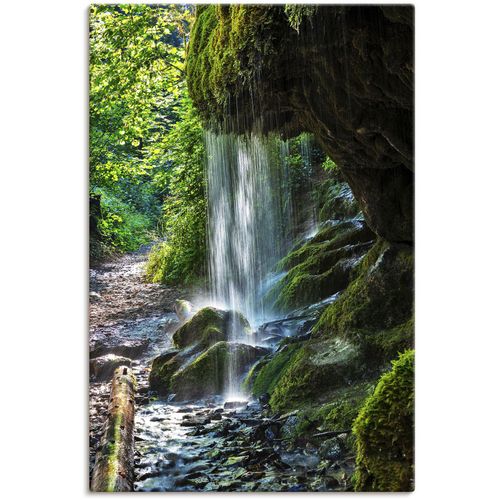 4062144637395 - Wandbild ARTLAND Moosbedeckter Wasserfall Bilder Gr B H 20 cm x 30 cm Leinwandbild Wasserfallbilder Hochformat 1 St grün Kunstdrucke als Alubild Leinwandbild Wandaufkleber oder Poster in versch Größen 4062144637395 - Wandbild ARTLAND Moosbedeckter Wasserfall Bilder Gr B H 20 cm x 30 cm Leinwandbild Wasserfallbilder Hochformat 1 St grün Kunstdrucke als Alubild Leinwandbild Wandaufkleber oder Poster in versch Größen