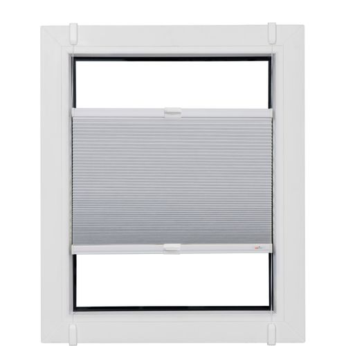 4001442956906 - Wabenplissee Budget Wabe Verdunklung Plissees Gr 210 cm zweiseitig verschiebbar 70 cm weiß (weiß weiß) Kinder Kinderzimmer-Plissees Klemmfix glatt
