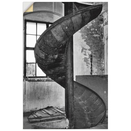 4062144131749 - Wandbild ARTLAND Rutsche Bilder Gr B H 40 cm x 60 cm Wandaufkleber - Vinyl Architektonische Elemente Hochformat 1 St schwarz Bild Poster Bilder als Alubild Leinwandbild Wandaufkleber oder in versch Größen 4062144131749 - Wandbild ARTLAND Rutsche Bilder Gr B H 40 cm x 60 cm Wandaufkleber - Vinyl Architektonische Elemente Hochformat 1 St schwarz Bild Poster Bilder als Alubild Leinwandbild Wandaufkleber oder in versch Größen