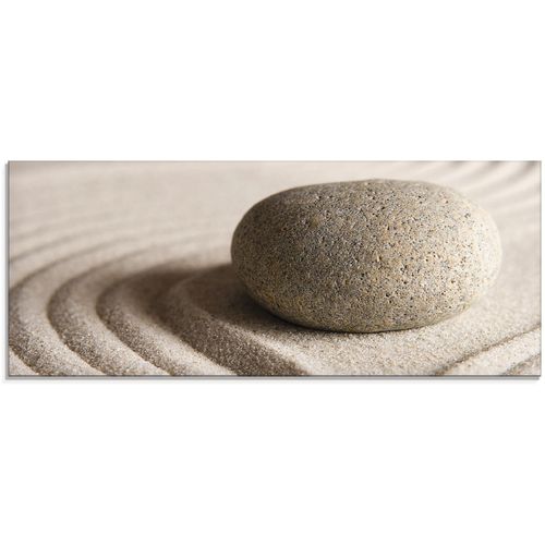 4058661633835 - Glasbild ARTLAND Zen Stein Bilder Gr B H 125 cm x 50 cm Glasbild Zen 1 St beige (naturfarben) Glasbilder in verschiedenen Größen 4058661633835 - Glasbild ARTLAND Zen Stein Bilder Gr B H 125 cm x 50 cm Glasbild Zen 1 St beige (naturfarben) Glasbilder in verschiedenen Größen