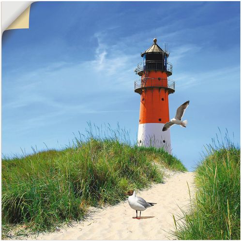4062144314654 - Wandbild ARTLAND Am Leuchtturm Bilder Gr B H 40 cm x 40 cm Wandaufkleber - Vinyl Gebäude 1 St blau Bild Kunstdruck Poster Bilder als Leinwandbild Wandaufkleber oder in versch Größen 4062144314654 - Wandbild ARTLAND Am Leuchtturm Bilder Gr B H 40 cm x 40 cm Wandaufkleber - Vinyl Gebäude 1 St blau Bild Kunstdruck Poster Bilder als Leinwandbild Wandaufkleber oder in versch Größen
