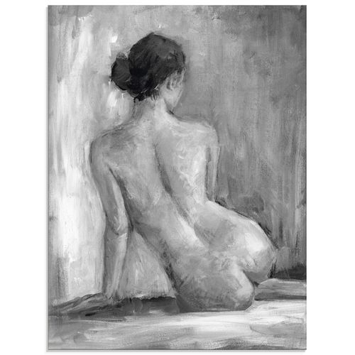 4058661313539 - Glasbild ARTLAND Figur in schwarz & weiß I Bilder Gr B H 45 cm x 60 cm Glasbild Frau Hochformat 1 St grau Bild Glasbild Glasbilder Bilder in verschiedenen Größen 4058661313539 - Glasbild ARTLAND Figur in schwarz & weiß I Bilder Gr B H 45 cm x 60 cm Glasbild Frau Hochformat 1 St grau Bild Glasbild Glasbilder Bilder in verschiedenen Größen