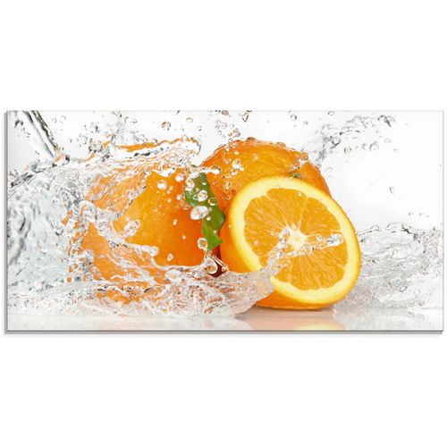 4055327020367 - Glasbild ARTLAND Orange mit Spritzwasser Bilder Gr B H 60 cm x 30 cm Süßspeisen 1 St orange Glasbilder Bilder in verschiedenen Größen 4055327020367 - Glasbild ARTLAND Orange mit Spritzwasser Bilder Gr B H 60 cm x 30 cm Süßspeisen 1 St orange Glasbilder Bilder in verschiedenen Größen