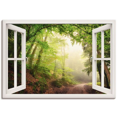 4057738333944 - Wandbild ARTLAND Fensterblick Torbögen durch Bäume Bilder Gr B H 70 cm x 50 cm Leinwandbild Wald Querformat 1 St weiß Kunstdrucke als Alubild Leinwandbild Wandaufkleber oder Poster in versch Größen 4057738333944 - Wandbild ARTLAND Fensterblick Torbögen durch Bäume Bilder Gr B H 70 cm x 50 cm Leinwandbild Wald Querformat 1 St weiß Kunstdrucke als Alubild Leinwandbild Wandaufkleber oder Poster in versch Größen