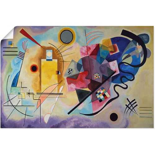 4062144159316 - Wandbild ARTLAND Gelb rot und blau 1925 Bilder Gr B H 60 cm x 40 cm Poster Muster 1 St bunt Bild Poster Bilder als Alubild Leinwandbild Wandaufkleber oder in versch Größen 4062144159316 - Wandbild ARTLAND Gelb rot und blau 1925 Bilder Gr B H 60 cm x 40 cm Poster Muster 1 St bunt Bild Poster Bilder als Alubild Leinwandbild Wandaufkleber oder in versch Größen