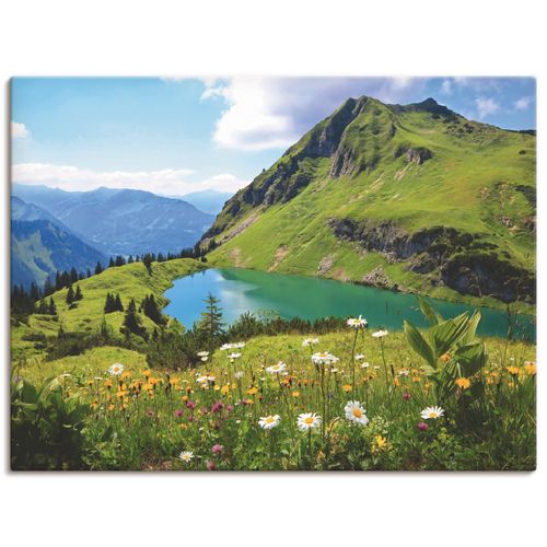 4055327881708 - Wandbild ARTLAND Seealpsee Bilder Gr B H 40 cm x 30 cm Leinwandbild Berge Querformat 1 St grün Bild Poster Bilder als Leinwandbild Wandaufkleber oder in versch Größen 4055327881708 - Wandbild ARTLAND Seealpsee Bilder Gr B H 40 cm x 30 cm Leinwandbild Berge Querformat 1 St grün Bild Poster Bilder als Leinwandbild Wandaufkleber oder in versch Größen