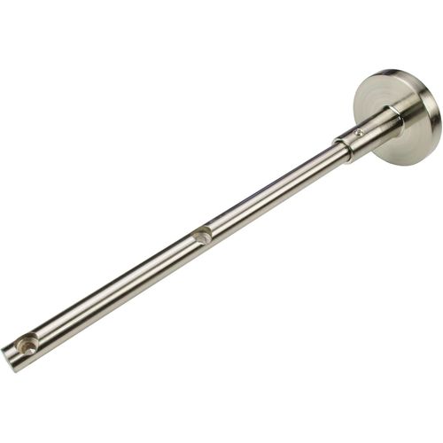4016318312922 - Doppelträger Gardinenstangenhalterungen Gr Länge 205 cm silberfarben (edelstahlfarben) Gardinenstangenhalter Gardinenstangenhalterungen für Innenlaufprofile 28 mm Ø
