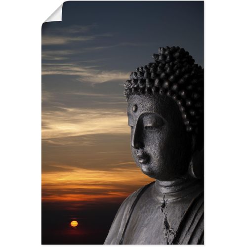 4062144635728 - Wandbild ARTLAND Buddha Statue vor Sonnenuntergang Bilder Gr B H 60 cm x 90 cm Poster Buddhismus Hochformat 1 St schwarz Kunstdrucke als Alubild Leinwandbild Wandaufkleber oder Poster in versch Größen 4062144635728 - Wandbild ARTLAND Buddha Statue vor Sonnenuntergang Bilder Gr B H 60 cm x 90 cm Poster Buddhismus Hochformat 1 St schwarz Kunstdrucke als Alubild Leinwandbild Wandaufkleber oder Poster in versch Größen
