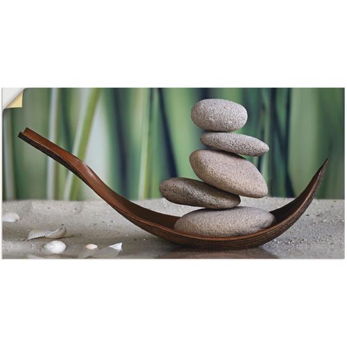 4062144298244 - Wandbild ARTLAND Gleichgewicht Bilder Gr B H 60 cm x 30 cm Wandaufkleber - Vinyl Zen 1 St grün Bild Kunstdruck Poster Bilder als Leinwandbild Wandaufkleber oder in versch Größen 4062144298244 - Wandbild ARTLAND Gleichgewicht Bilder Gr B H 60 cm x 30 cm Wandaufkleber - Vinyl Zen 1 St grün Bild Kunstdruck Poster Bilder als Leinwandbild Wandaufkleber oder in versch Größen