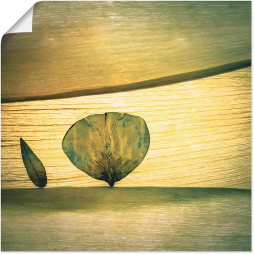 4059745951265 - Wandbild ARTLAND Frühling? Bilder Gr B H 70 cm x 70 cm Poster Blätter 1 St grün Bild Kunstdruck Kunstdrucke Bilder als Alubild Leinwandbild Wandaufkleber oder Poster in versch Größen