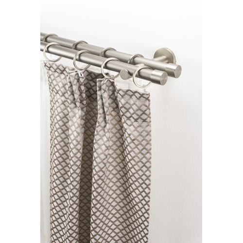9002777432269 - Gardinenstange GARESA EASY Gardinenstangen Gr B L 66 cm x 280 cm Ø 20 mm 1 St 2 läufig goldfarben (aluminiumfarben nickelfarben) Kinder Gardinenstangen für Vorhanggarnitur verlängerbar Wandmont Endkappe Alu mit Ringe