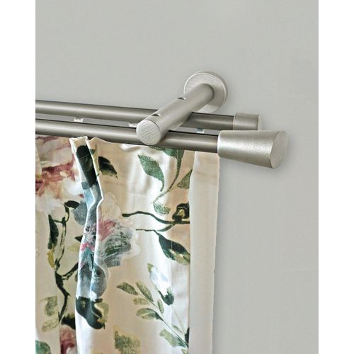 9002777322256 - Gardinenstange GARESA MOLIS Gardinenstangen Gr L 450 cm Ø 20 mm 2 läufig silberfarben (mattchromfarben) Kinder Gardinenstangen für Vorhanggarnitur Innenlaufgarnitur verlängerbar Wandmontage Keil 9002777322256 - Gardinenstange GARESA MOLIS Gardinenstangen Gr L 450 cm Ø 20 mm 2 läufig silberfarben (mattchromfarben) Kinder Gardinenstangen für Vorhanggarnitur Innenlaufgarnitur verlängerbar Wandmontage Keil