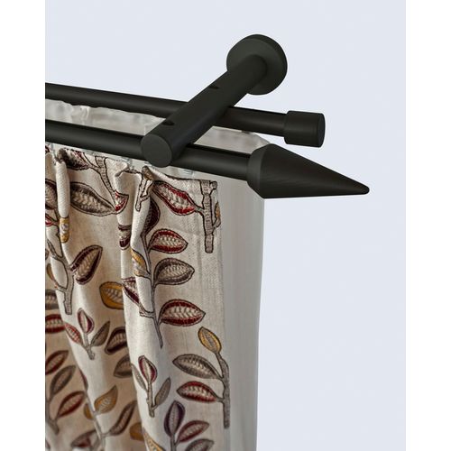 9002777289160 - Gardinenstange GARESA AGROS schwarz Gardinenstangen Kinder L 500cm Ø 20mm 2 läufig Aluminium Holz Kunststoff Vorhanggarnitur einfache Montage verlängerbar Wandmontage Spitze L500cm 9002777289160 - Gardinenstange GARESA AGROS schwarz Gardinenstangen Kinder L 500cm Ø 20mm 2 läufig Aluminium Holz Kunststoff Vorhanggarnitur einfache Montage verlängerbar Wandmontage Spitze L500cm
