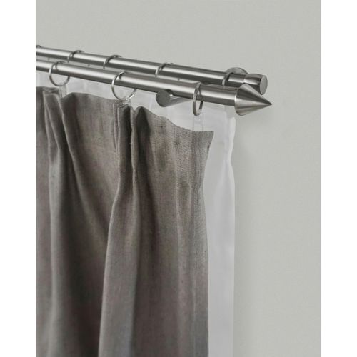 9002777339803 - Gardinenstange GARESA DIAMANT Gardinenstangen Gr L 440 cm Ø 16 mm 2 läufig silberfarben (edelstahlfarben) Gardinenstangen nach Maß Vorhanggarnitur verlängerbar Kegel edelstahl optik mit Ringe 9002777339803 - Gardinenstange GARESA DIAMANT Gardinenstangen Gr L 440 cm Ø 16 mm 2 läufig silberfarben (edelstahlfarben) Gardinenstangen nach Maß Vorhanggarnitur verlängerbar Kegel edelstahl optik mit Ringe