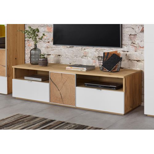 4260325376518 - Lowboard VOGL MÖBELFABRIK Sideboards beige (altholzeiche weiß) Lowboards Breite 160 cm