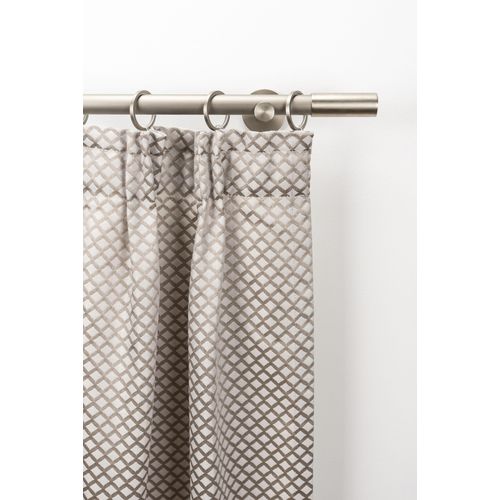 9002777424714 - Gardinenstange GARESA EASY Gardinenstangen Gr B L 64 cm x 380 cm Ø 20 mm 1 St 1 läufig goldfarben (aluminiumfarben nickelfarben) Kinder Gardinenstangen für Vorhanggarnitur verlängerbar Wandmontage Aluminium mit Ringe