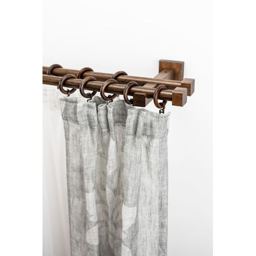 9002777389235 - Gardinenstange GARESA CUBUS Gardinenstangen Gr L 420 cm Ø 20 mm 2 läufig braun (nussbaum) Kinder Gardinenstangen für Vorhanggarnitur verlängerbar Endkappe mit Ringe 9002777389235 - Gardinenstange GARESA CUBUS Gardinenstangen Gr L 420 cm Ø 20 mm 2 läufig braun (nussbaum) Kinder Gardinenstangen für Vorhanggarnitur verlängerbar Endkappe mit Ringe