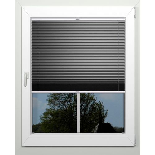 4042627410738 - Plissee INDEKO Thermo-Deluxe grau (anthrazit metallfarben) Plissees 170cm zweiseitig verschiebbar 73cm Obermaterial 94% Polyester 6% sonstige Fasern zur Montage in der Glasleiste nach Maß B73cm H170cm 4042627410738 - Plissee INDEKO Thermo-Deluxe grau (anthrazit metallfarben) Plissees 170cm zweiseitig verschiebbar 73cm Obermaterial 94% Polyester 6% sonstige Fasern zur Montage in der Glasleiste nach Maß B73cm H170cm