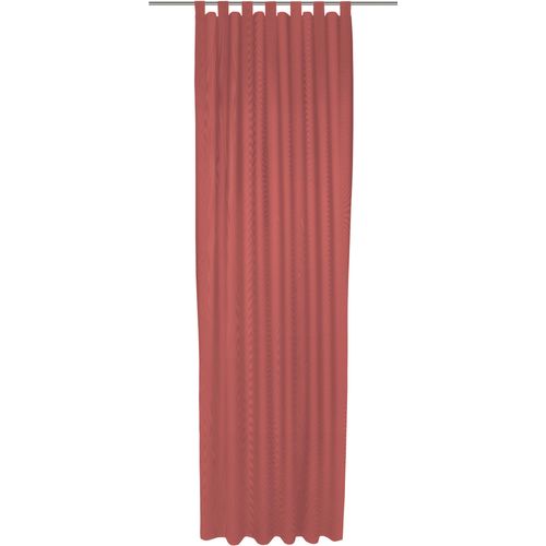 4004567467920 - Vorhang WIRTH Uni Collection light rot B142cm H295cm Baumwolle (Bio-Baumwolle) Gardinen nach Maß