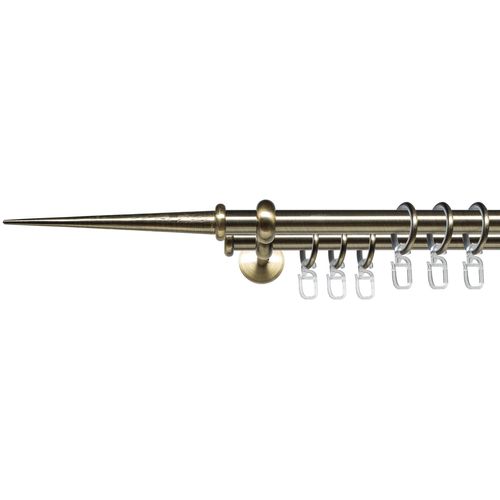 4016318402999 - Gardinenstange Esp Spitze Gardinenstangen Gr L 160 cm Ø 16 mm 2 läufig schwarz (schwarz messingfarben) Gardinenstangen Wandmontage 2-läufig im Fixmaß Ø 16 mm 4016318402999 - Gardinenstange Esp Spitze Gardinenstangen Gr L 160 cm Ø 16 mm 2 läufig schwarz (schwarz messingfarben) Gardinenstangen Wandmontage 2-läufig im Fixmaß Ø 16 mm
