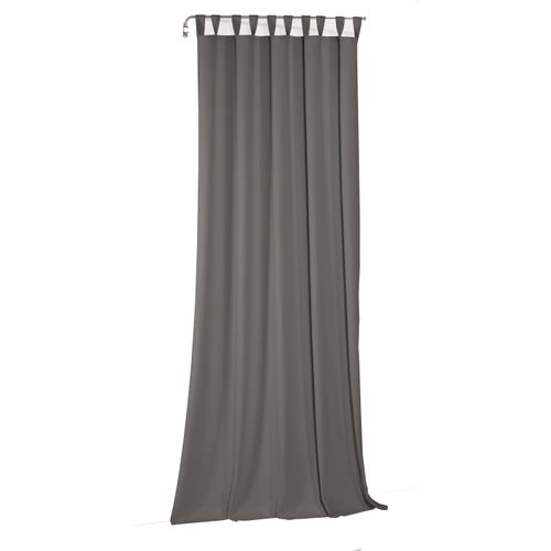 4004567509682 - Vorhang WIRTH Newbury grau Gardinen 365cm Schlaufen 130cm Baumwolle Polyester nach Maß B130cm H365cm 4004567509682 - Vorhang WIRTH Newbury grau Gardinen 365cm Schlaufen 130cm Baumwolle Polyester nach Maß B130cm H365cm