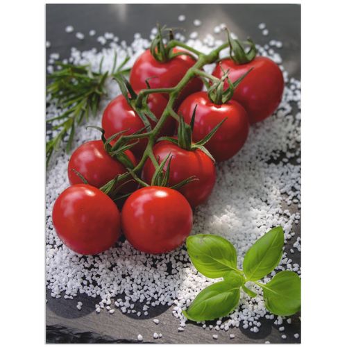 4062144110164 - Wandbild ARTLAND Tomaten Rispe auf Salz Bilder Gr B H 30 cm x 40 cm Alu-Dibond-Druck Lebensmittel Hochformat 1 St rot Bild Poster Bilder als Alubild Leinwandbild Wandaufkleber oder in versch Größen 4062144110164 - Wandbild ARTLAND Tomaten Rispe auf Salz Bilder Gr B H 30 cm x 40 cm Alu-Dibond-Druck Lebensmittel Hochformat 1 St rot Bild Poster Bilder als Alubild Leinwandbild Wandaufkleber oder in versch Größen