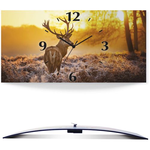 4062144605141 - Wanduhr ARTLAND Rotwild Wanduhren Gr B H T 50 cm x 25 cm x 03 cm Quarzuhr orange Wanduhren 3D Optik gebogen mit Quarz- oder Funkuhrwerk versch Größen 4062144605141 - Wanduhr ARTLAND Rotwild Wanduhren Gr B H T 50 cm x 25 cm x 03 cm Quarzuhr orange Wanduhren 3D Optik gebogen mit Quarz- oder Funkuhrwerk versch Größen