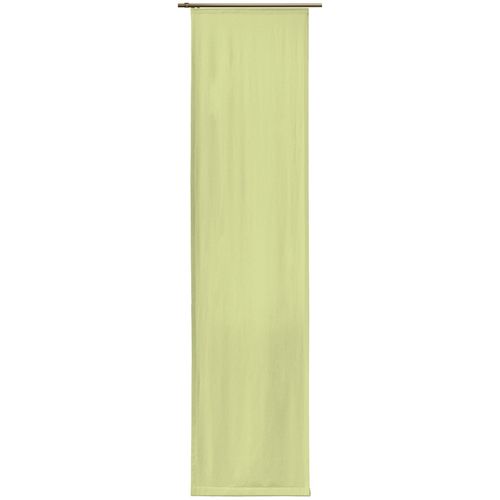 4004567212858 - Schiebegardine WIRTH Sunday Gr 2 grün (lindgrün) B60cm H175cm Jacquard Baumwolle Polyester Gardinen Mit Zubehör