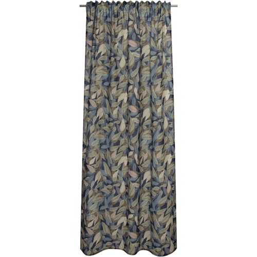 4005414481830 - Vorhang ESPRIT Macy Gardinen Gr 250 cm verdeckte Schlaufen 130 cm blau (blau aquablau babyblau) Verdeckte Schlaufen in Leinenoptik